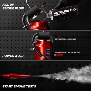 Máquina de Humo Automotriz <span class=keywords><strong>AutoLine</strong></span> Pro Shop Series Plus, Herramientas de Seguridad para Baterías de Vehículos Eléctricos, Herramientas Móviles para Lavado de Autos - Product Image 1