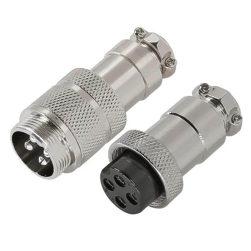 Fábrica de aviação direta plug GX20-2/3/4/5/6/7/14P15 pólo 19mm conector de cabo tipo butt