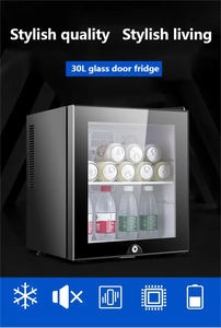 Enfriador de Vino Eléctrico Silencioso de Pequeña Capacidad Nuelead de 30L, <span class=keywords><strong>Mini</strong></span> <span class=keywords><strong>Nevera</strong></span> para Dormitorio, Hotel, Bar - Product Image 3