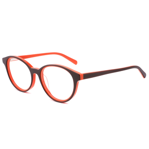 Elegante acetato gafas marcos para los niños estilo redondo aceptar gafas <span class=keywords><strong>de</strong></span> <span class=keywords><strong>sol</strong></span> lente marcos ópticos - Product Image 5