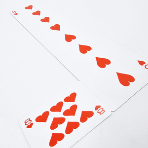 Cartes d'allongement et de raccourcissement, 8 de Cœur, King Magic, accessoires de magie amusants, spectacle de talents pour fêtes et festivals. - Product Image 3