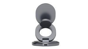 Nuevo Cargador Inalámbrico Magnético Plegable Metálico <span class=keywords><strong>3</strong></span> en 1 Qi2.2 de 25W, Estación de Carga Rápida Plegable de Metal - Product Image 1