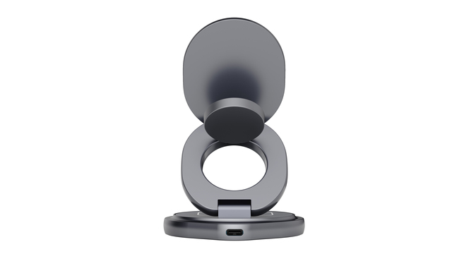 New Arrival 25W Qi2.2 Metallic Folding Magnetic 3 in 1 Wireless Charger Metal Fold Fast Charging Station