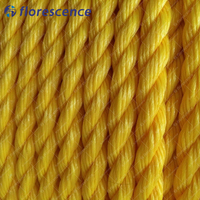 14mm torsadé 3 & 4 brins PP corde bateau Danline flottant en plastique 200m par bobine Marine fournitures