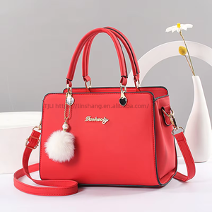 Wholesale Ladies High Quality Hot Selling Trendy Latest Designer Bags Ladies Crossbody Women's Handbags With Hair <b>Ball</b> - Product Image 6