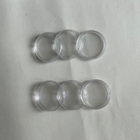 Boîte à capsules en acrylique pour pièces de monnaie dorées, support pour médailles de 34 mm, collection de pièces de monnaie