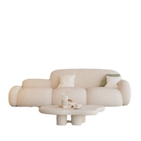 Canapé de location style crème simple et moderne, nouveau design, en tissu, pour salon – Prix usine
