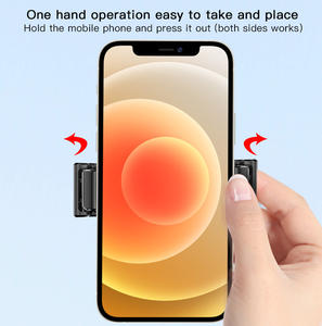 Supporto Universale per Telefono da Auto con Clip per Bocchetta dell'Aria, Accessorio in Metallo con Logo Personalizzabile - Product Image 4