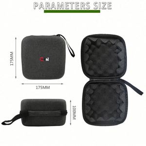 Estuche Protector de Carrete de Pesca de EVA Impermeable para Carretes de Spinning y Raft, Bolsa Rígida Negra de EVA para Almacenamiento de Accesorios de Pesca - Product Image 6