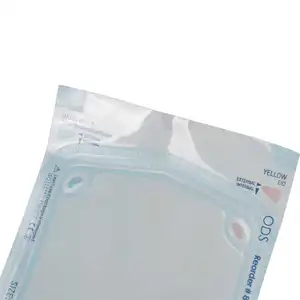 Pochette stérile auto-scellante 90*165MM avec logo personnalisé pour hôpital et clinique dentaire de bonne qualité