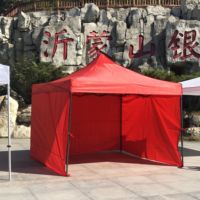 Auvent pliant UV étanche extérieur de haute qualité 3x3 mètres tente automatique Gacebo tente de camping rose par le fabricant