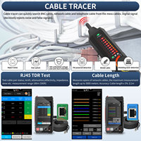Testeur de câble Ethernet UTP Rsrteng LT-600M, traceur de câble, écran tactile IPS de 4 pouces, interface RJ45, distance maximale de 2000 m, détection POE++