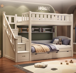 Literas dobles de madera ecológicas para niños, superventas, dos capas, sólidas para adultos, personalizadas - Product Image 3