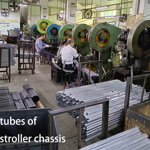 รถเข็นเด็ก รถเข็นเด็กสีชมพูสุดหรู 3 in 1 พร้อมคาร์ซีท แบบพับได้ สำหรับเด็กผู้หญิง - Product Image 6