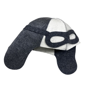 Chapeau de sauna en feutre de laine de 2 mm, style pilote, protection thermique, logo personnalisé, accessoires de sauna - Product Image 2