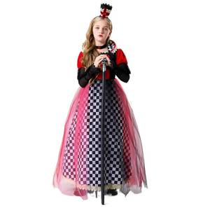 Disfraz de Halloween para Niños, Disfraz de Princesa de Cartas de Picas, Disfraz de Reina Malvada para Representaciones Escénicas - Product Image 5