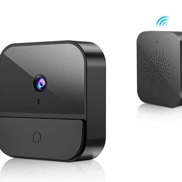 Smart Graffiti-Style Video Doorbell Wi-Fi Two-Way Intercom Free Cloud Storage <3MP Camera App Control Battery-Powered Household