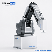Brazo Robótico Colaborativo MG400 con Controlador Integrado, Cobot de Escritorio para Clasificación, Carga y Descarga de Productos Electrónicos en Líneas de Producción