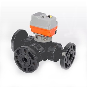 Válvula de Retención Neumática de 3 Vías PP con Conexión de 3 Piezas y Extremo Bridado para Gases Petroquímicos, Estructura OEM C-Way, Precio Directo - Product Image 5