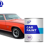 Peinture automobile haute performance 2K rouge pour la réparation de voitures