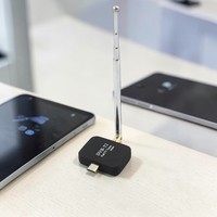 Tuner TV mobile DVB-T2 avec USB Type-C, Plug & Play pour tablettes/téléphones Android, mini-récepteur portable pour TV numérique