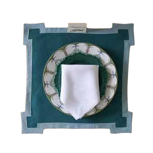 Servilleta de lino francés orgánico 100% hecha a mano de fábrica con <span class=keywords><strong>dobladillo</strong></span> bordado <span class=keywords><strong>para</strong></span> bodas - Product Image 3