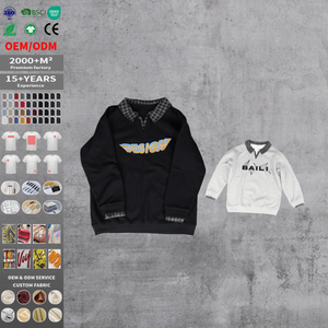 Sweat-shirt numérique brodé en molleton d'hiver à col à capuche pour homme, coupe classique, écologique et respirant - Product Image 2