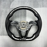 Volant de course sport JDM pour Civic Integra S2000, 14 pouces, en cuir et fibre de carbone, ajustement parfait