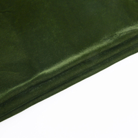 Nouvel Arrivage Tissu Velours Teint 9000 en Polyester Vert Noirâtre Extensible de Luxe pour Sacs, Textiles de Maison et Vêtements