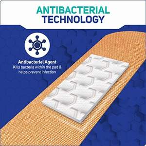 Haodidi perban perekat kain tahan air 200 Ct berbagai macam ukuran fleksibel + bernapas bantuan disinfektan inframerah jauh - Product Image 5