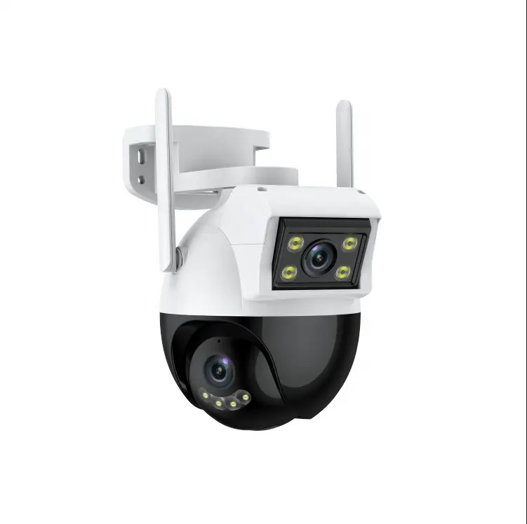 뜨거운 판매 풀 HD 1080P PTZ 와이파이 IP 카메라 감시 야외 다채로운 밤 무선 속도 돔 보안 IP CCTV 카메라