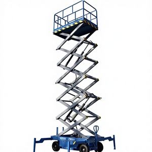 Plataforma Elevadora Hidráulica Autopropulsada, Móvil, de Metal, Eléctrica, Segura, con Certificación CE, Nueva, para Uso Doméstico y en Hoteles - Product Image 1