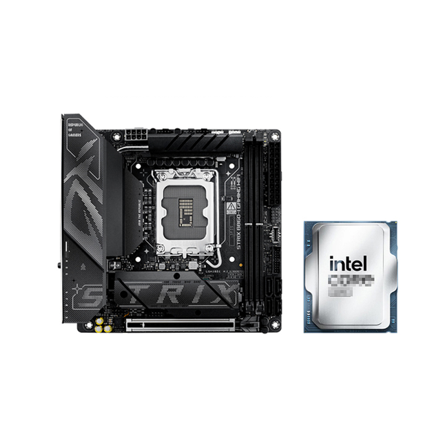 AS US ROG B860-I WIFI 225F Boxed Gaming ITX Mini Motherboard with CPU Bundle