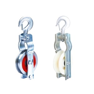 Poulie de pose de fil de terre, câble en acier GJ35-70-120-150, roue en acier et nylon, roue en fer - Poulies durables pour diverses applications - Product Image 3