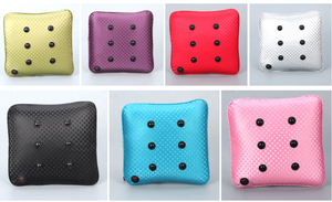 หมอนนวดคุณภาพสูงแบบพกพา ใช้แบตเตอรี่ สำหรับนวดในรถยนต์และที่บ้าน - Product Image 5