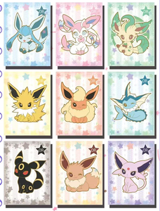 ShangYou Pokémon Lucky Awakening Collection Series Tear off Packs <span class=keywords><strong>Blastoise</strong></span> the Eevee Family Charizard Blind Boxes - Product Image 5