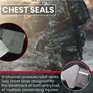 Bolsa médica <span class=keywords><strong>Kit</strong></span> de primeros auxilios individual táctico compacto <span class=keywords><strong>Kit</strong></span> de trauma IFAK con torniquete - Product Image 4