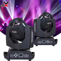 Projecteur Beam 230W 7R avec culot E27, contrôle DMX512, têtes mobiles à 14 couleurs pour DJ/Disco/Éclairage de scène en direct