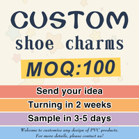 Nouveaux charms créatifs pour chaussures, personnalisables, vente en gros, charms pour la décoration des chaussures, pendentif