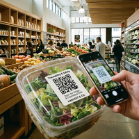 Etiquetas de Seguimiento con Código QR Personalizadas al por Mayor - Pegatinas de Seguimiento de Inventario para Pequeñas Empresas - Número de Serie Impermeable