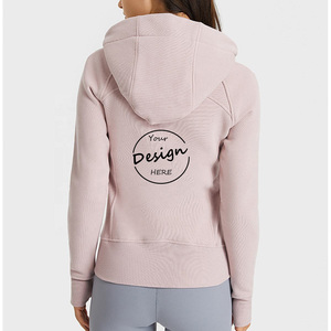 <span class=keywords><strong>Veste</strong></span> chaude de yoga à fermeture éclair pour femmes, sweat à capuche à manches longues, <span class=keywords><strong>veste</strong></span> d'entraînement respirante, sweat à capuche de fitness pour femmes - Product Image 2