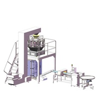 Machine compacte de remplissage et d'emballage à forme verticale VFFS, machine d'ensachage automatique, équipement d'emballage
