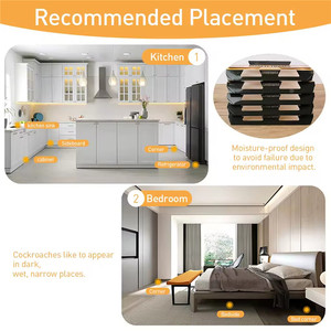 Pièges à cafards efficaces avec appât / Motel à cafards super collant pour cuisine et salle de bain / Répulsif écologique contre les nuisibles - Product Image 6