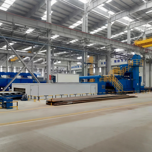 Effiziente kontinuierliche Trocknungs linie Korrosionsschutz-Strahl maschine für Marine-Trocken docks - Product Image 3