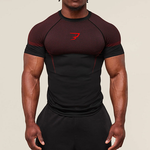T-shirt Sportiva da Uomo ONYX 5.0 Stampata a Maniche Corte, Vestibilità Aderente, Asciugatura Rapida, Compressione, Traspirante, Assorbe l'Umidità, 180 Grammi, Colore <span class=keywords><strong>Latte</strong></span> - Product Image 6