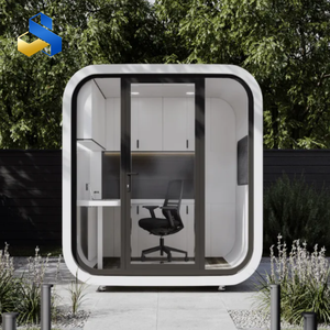 Mini bureau à domicile préfabriqué, type serre, mini <span class=keywords><strong>studio</strong></span> <span class=keywords><strong>de</strong></span> <span class=keywords><strong>jardin</strong></span> pour l'arrière-cour, fabriqué en panneaux sandwich - Product Image 1