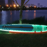 Kit d'éclairage LED pour planche à pagaie gonflable, SUP lumineux avec éclairage d'ambiance
