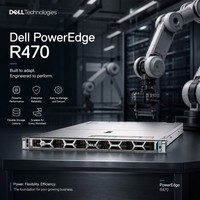 Original PowerEdge R470 1U Server with Intel Xeon 6 Performance Scalable Processors Ready to Ship