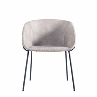Chaise au Design baroque en métal pour la salle à manger et l'hôtel, mobilier de maison, haute qualité
