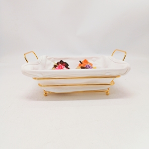 Wholesale Bread Proofing <strong>Basket</strong> Kitchen Accessories <strong>Gold</strong> Wire Mesh <strong>Storage</strong> <strong>Basket</strong> - Product Image 2